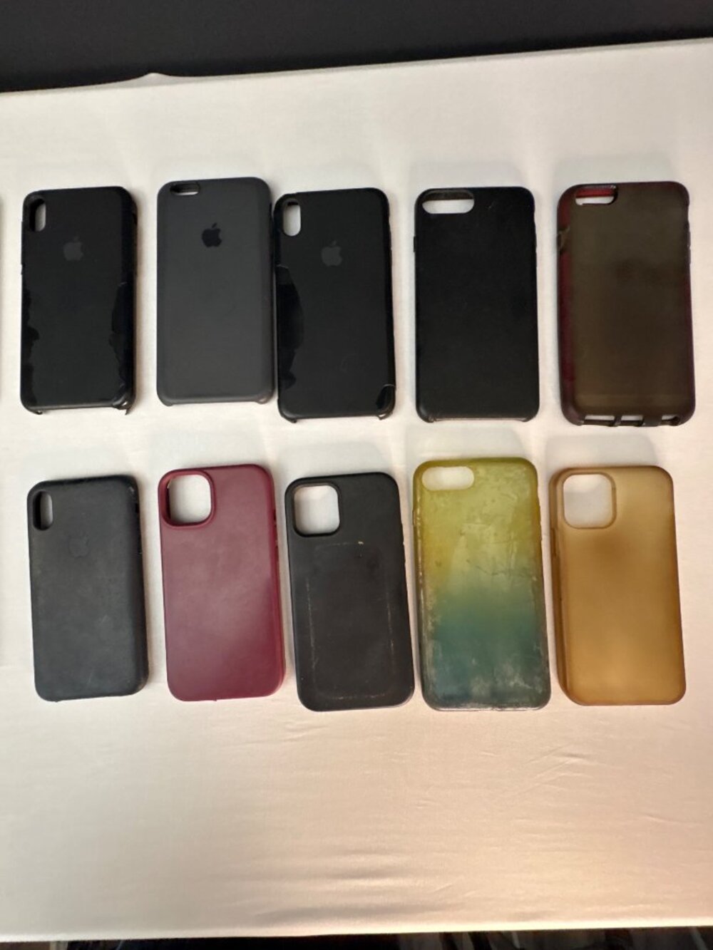 Genuine Apple iPhone Silicone Case & Unbranded Cell Phone Cases Lot 18 Leather - Picture 16 of 16